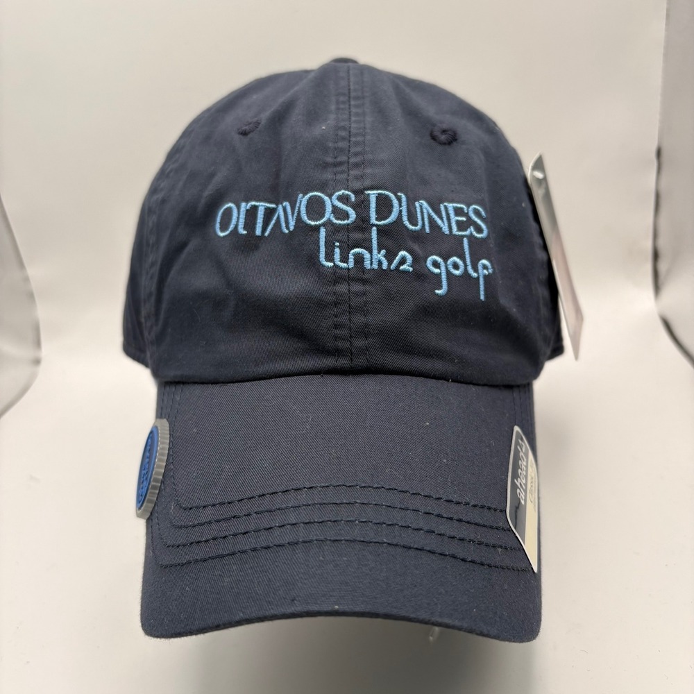 Ahead Oitavos Dunes Links Golf Hat Navy Blue Special Edition Classic Fit Cap NWT